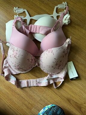 Laura Ashley Blush Pink Floral Molded Cup Bra